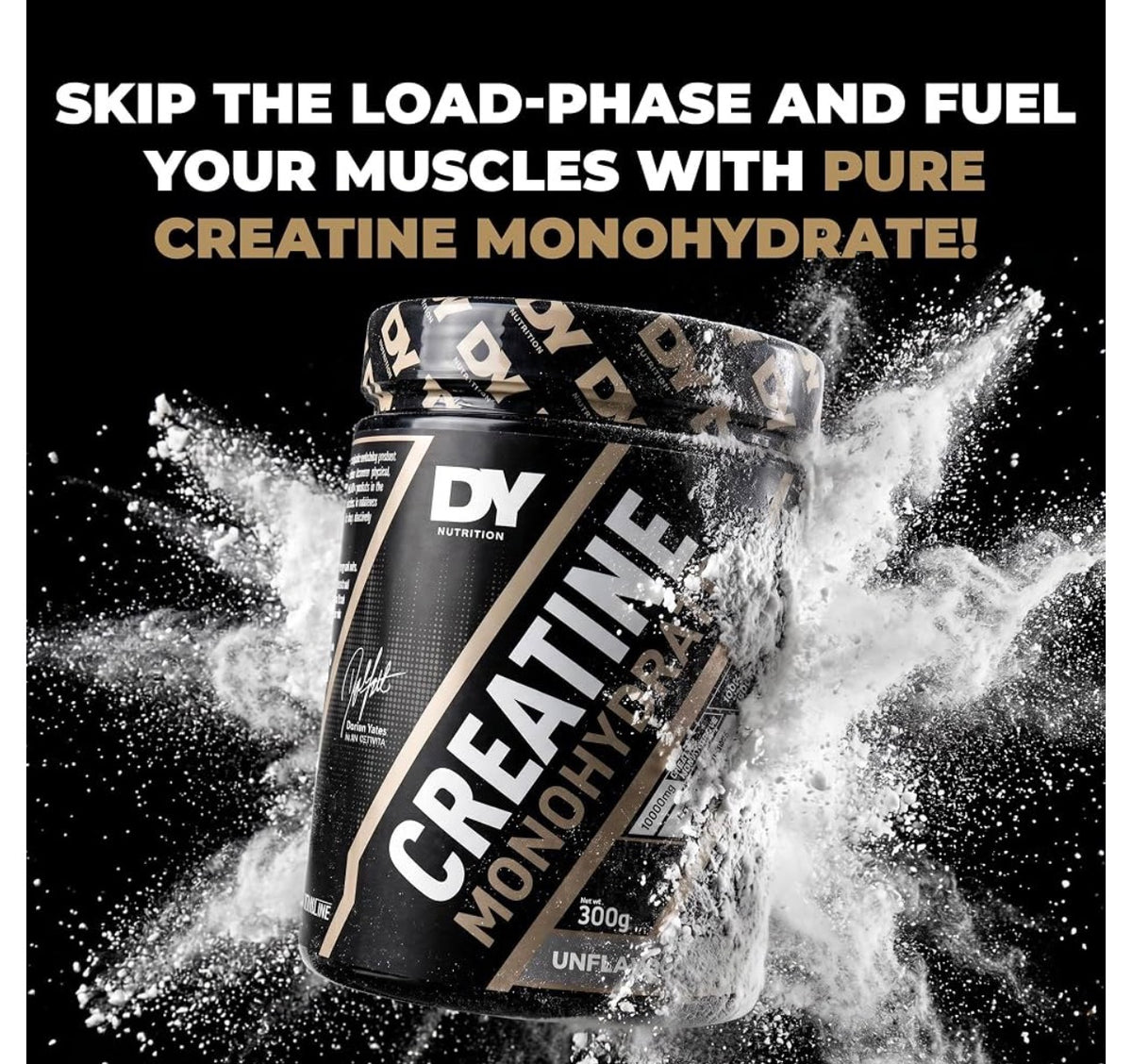 DY Nutrition Creatine Monohydrate - 300g
