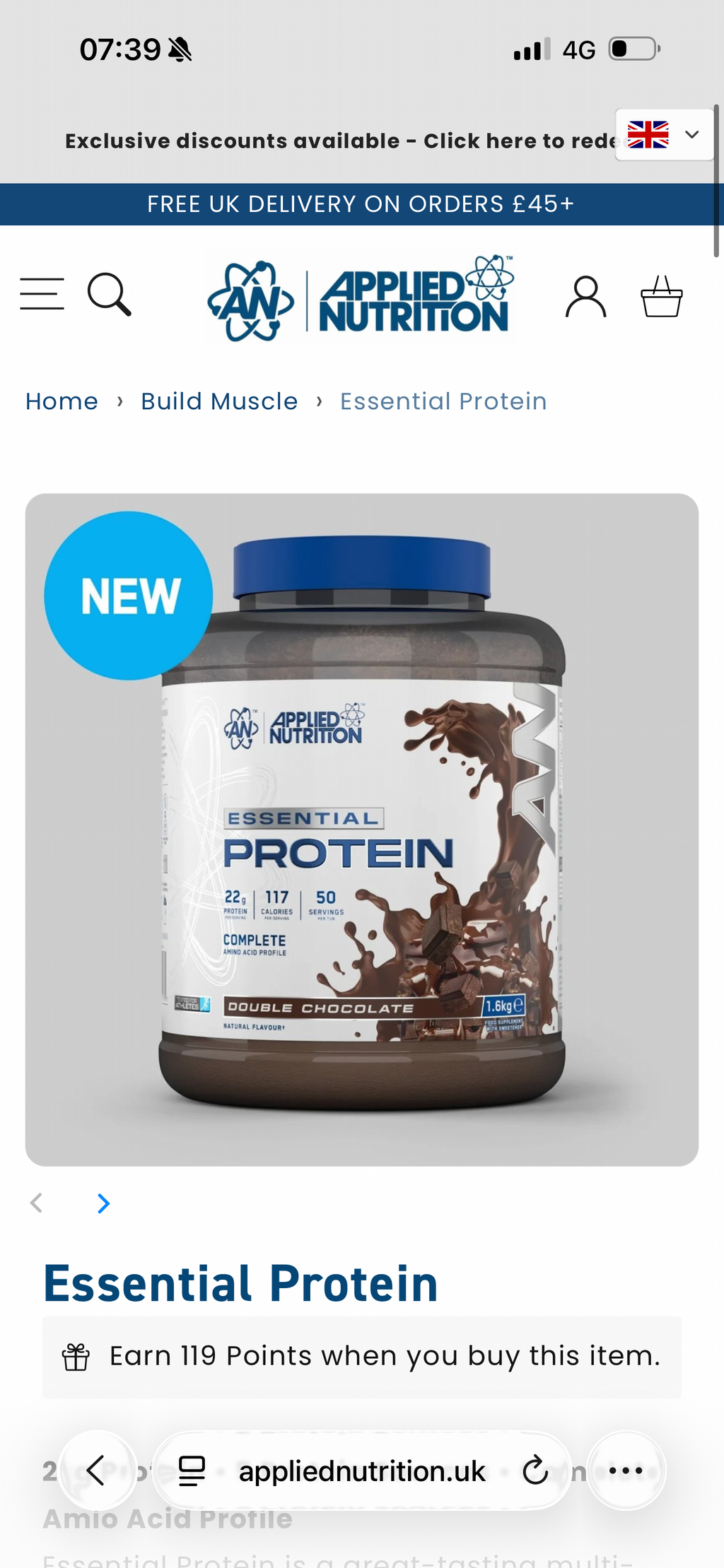 Applied Nutrition Essential Protein