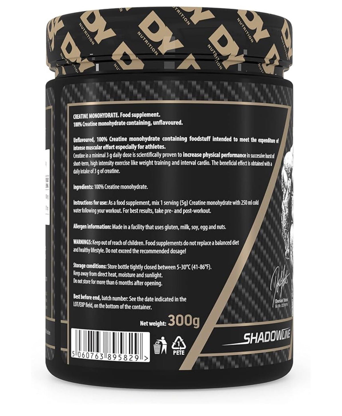DY Nutrition Creatine Monohydrate - 300g