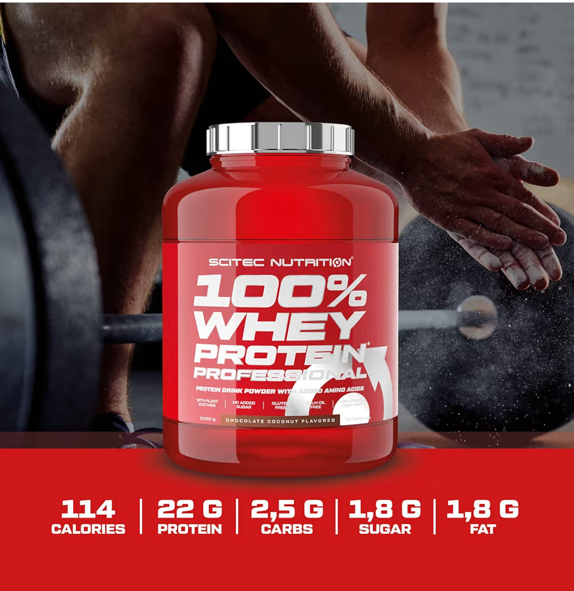 SCITEC NUTRITION - 100% Whey Protein Professional (2,35 kg)