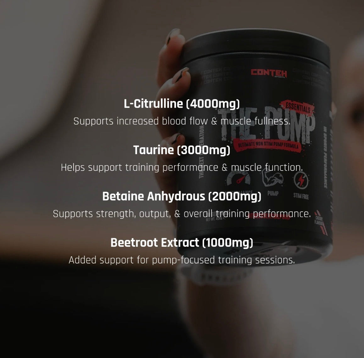 Conteh THE PUMP PRE-WORKOUT