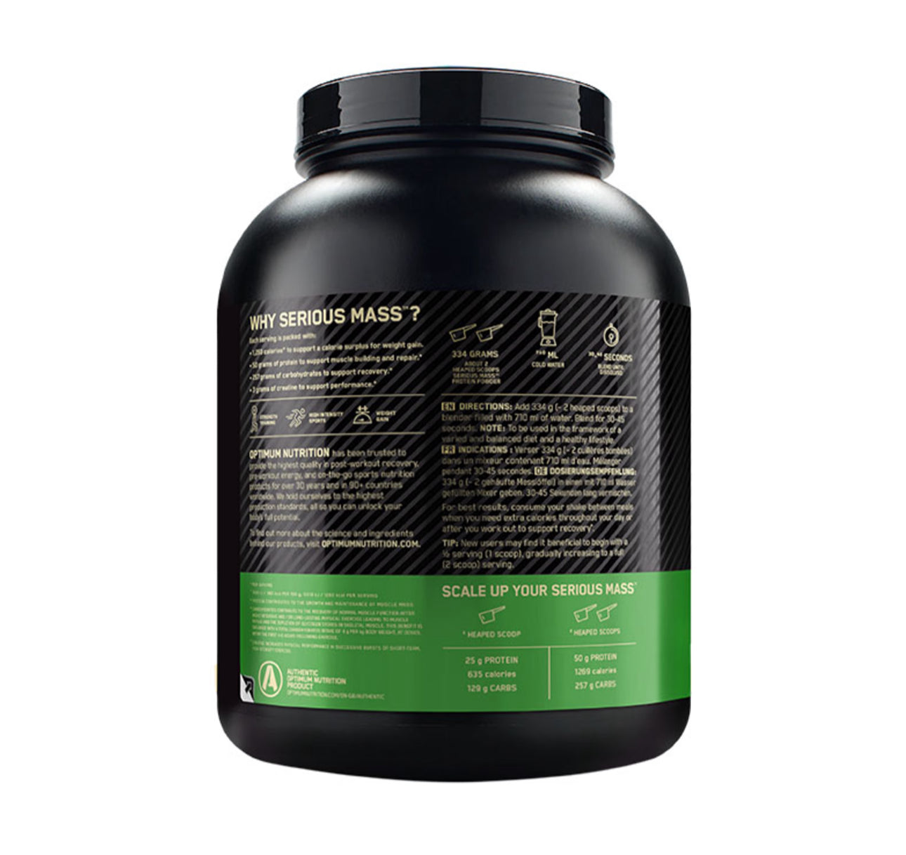 Optimum Nutrition Serious Mass Strawberry 2.73kg