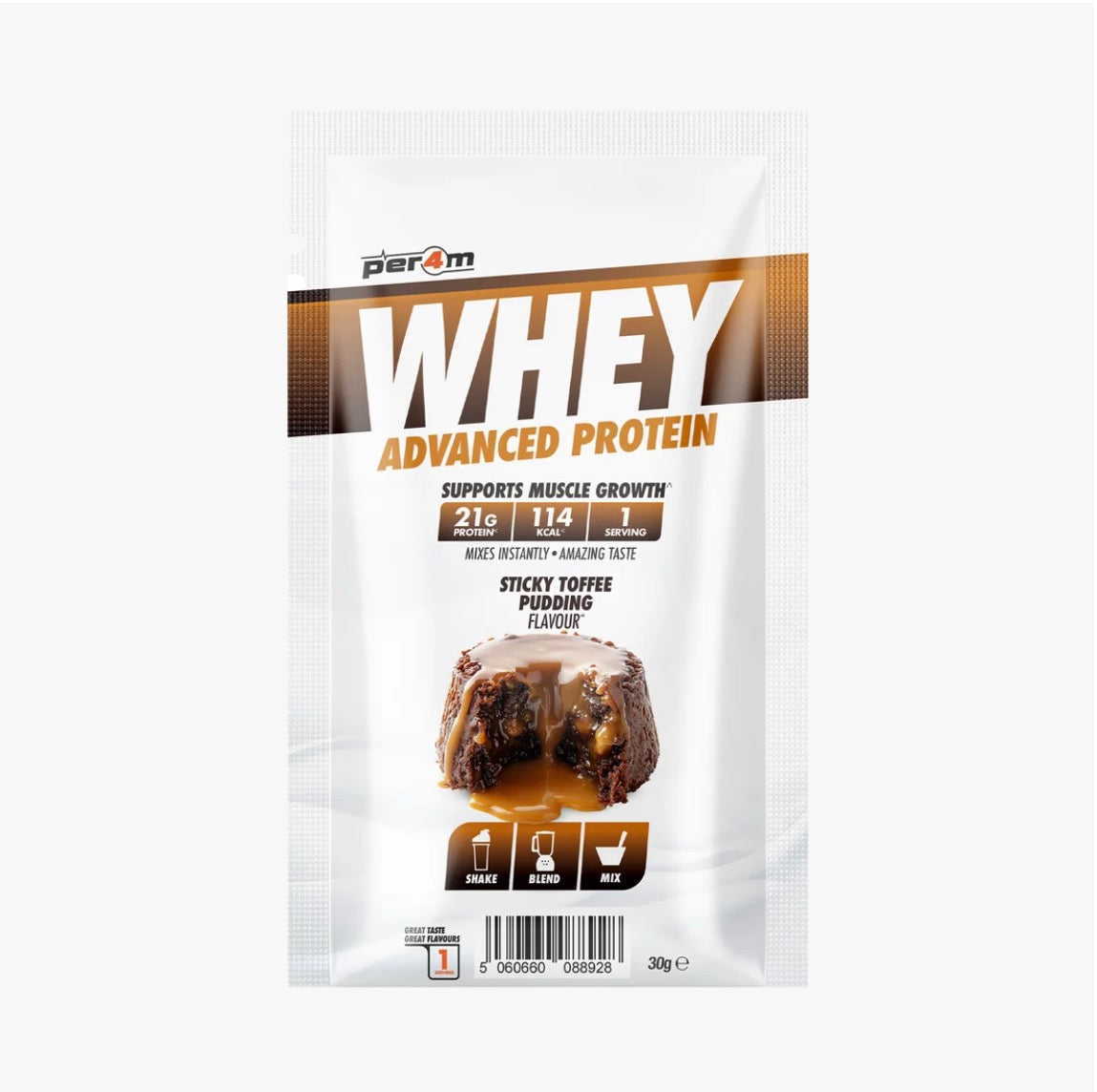 Per4m Whey protein sample sachets