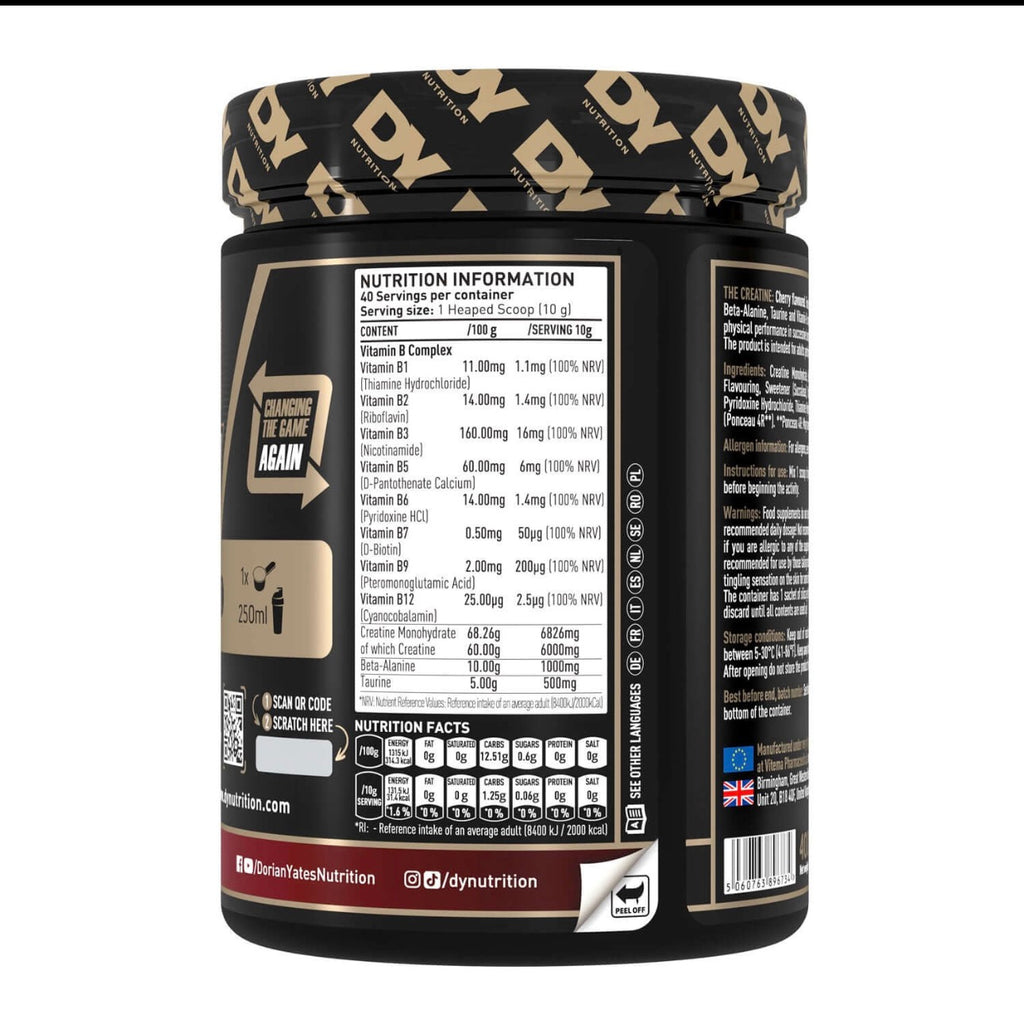 Dy nutrition flavoured creatine -400g
