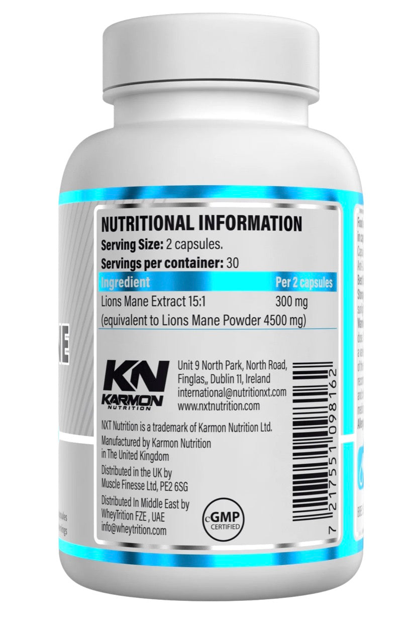 NXT Lions Mane - 60 Capsules